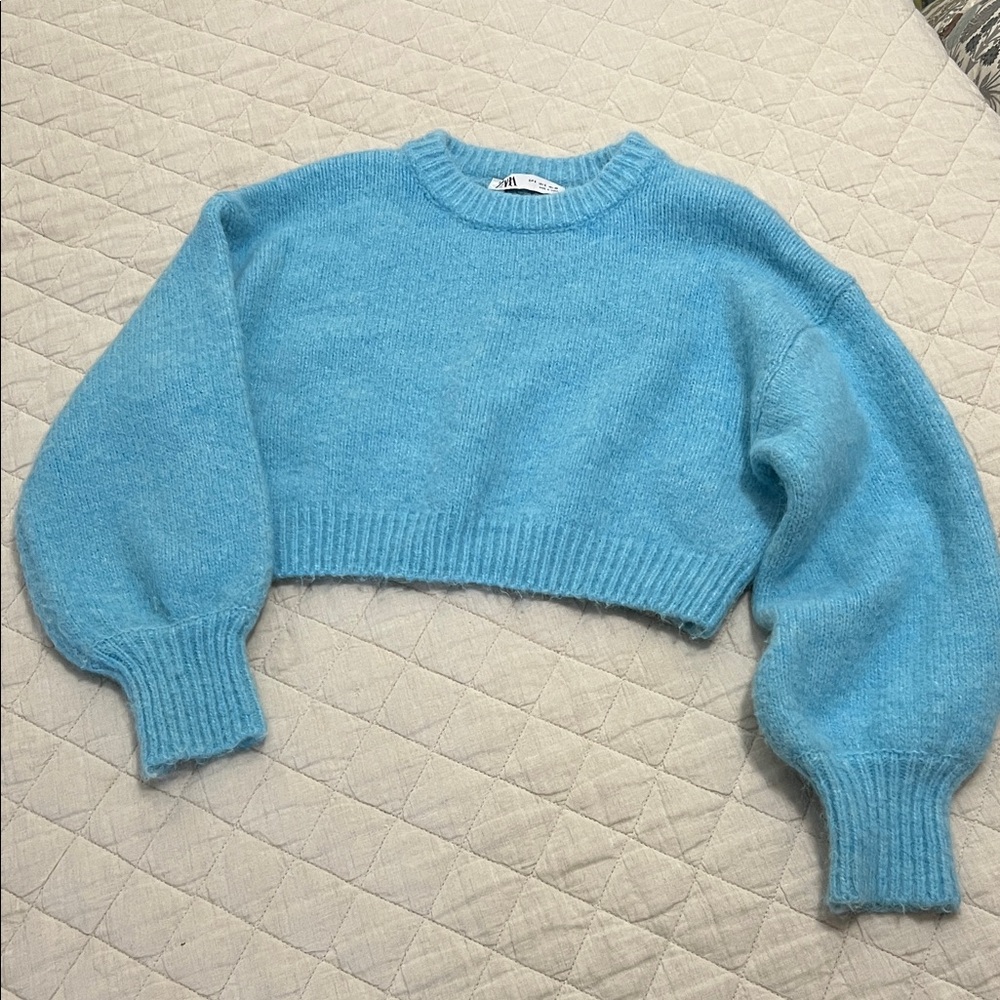 Zara cropped sweater
